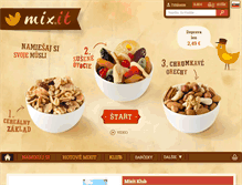 Tablet Screenshot of mixit.sk